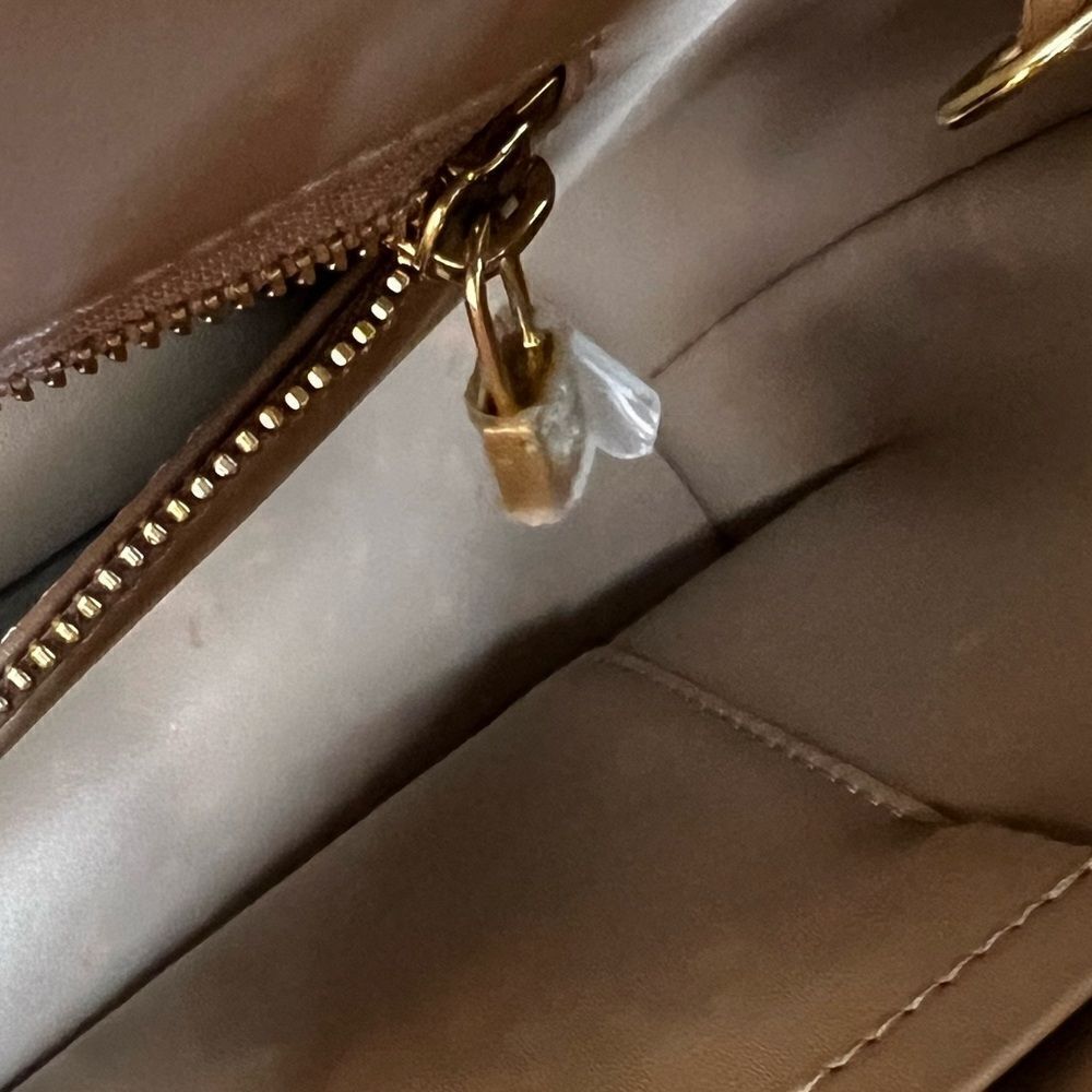 AUTH LOUIS VUITTON VERNIS BAG- tan/beige - Picture 15 of 15